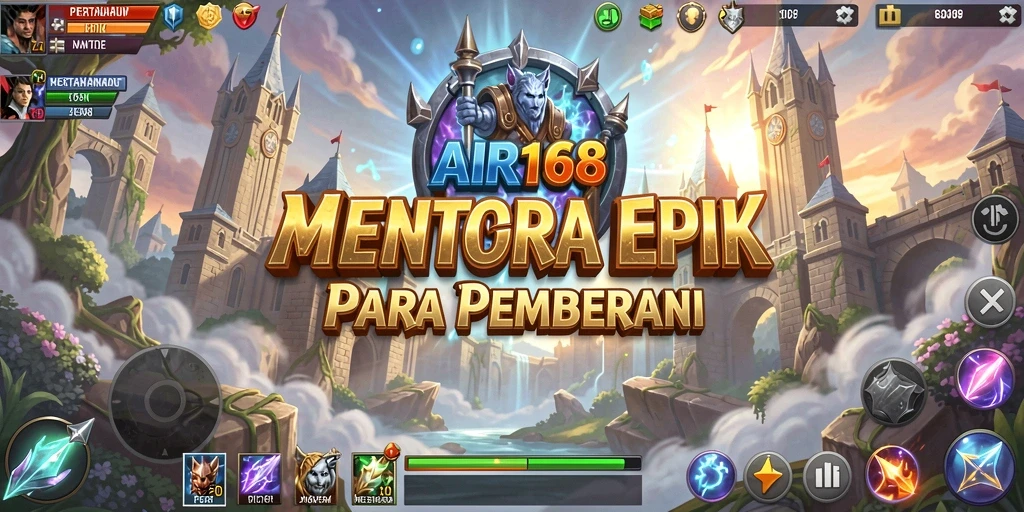 Screenshot menampilkan gameplay Tower Defense yang menegangkan.