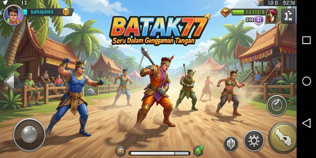 Screenshot utama BATIK77 menampilkan aksi balapan yang mendebarkan di jalanan.
