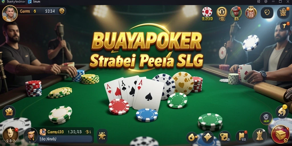 Tangkap momen seru dalam permainan poker strategi.