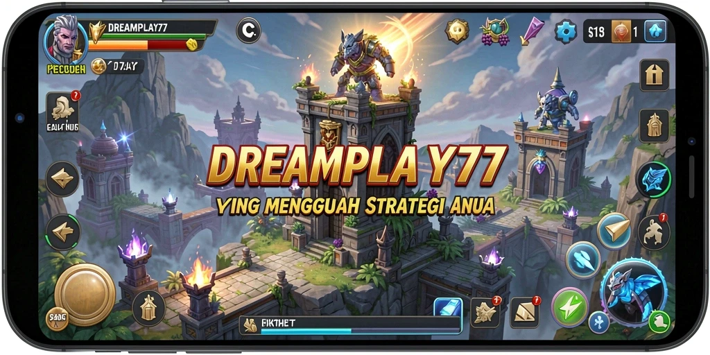 Tampilan aksi seru saat melindungi menara dalam gameplay Tower Defense.