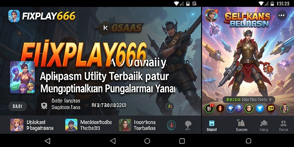 Tampilan antarmuka FIXPLAY666 yang intuitif dan fungsional.