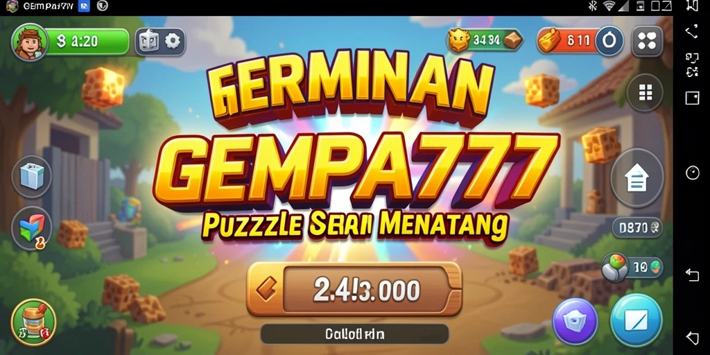 Screenshot GEMPA777 menampilkan gameplay Puzzle yang menarik.