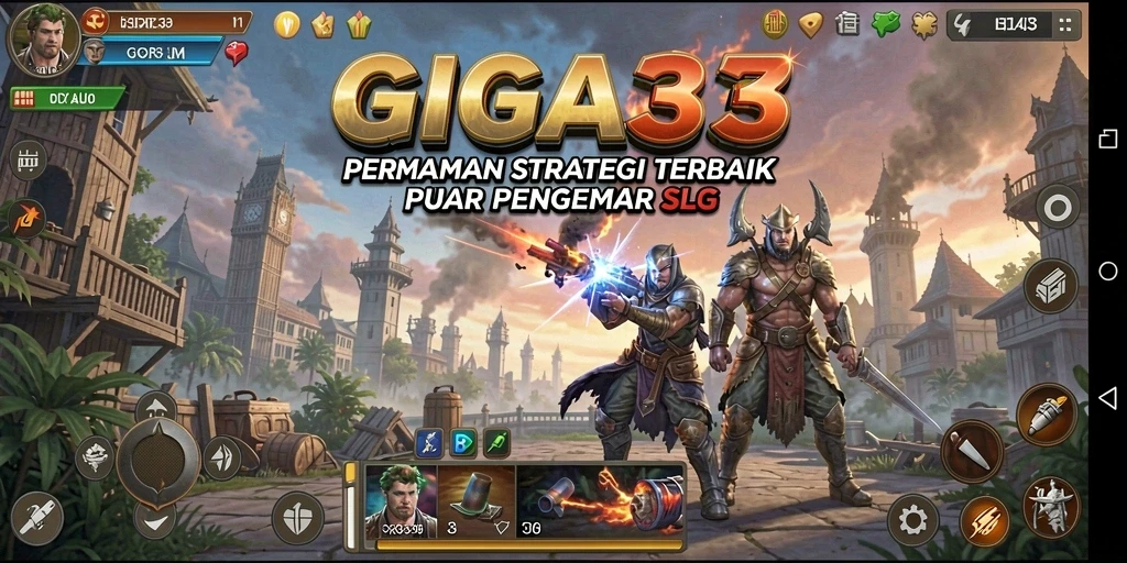Tampilan gameplay menegangkan dan strategi mendalam di GIGA33.