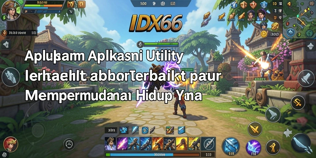 Tampilan antarmuka pengguna IDX66 yang sederhana dan fungsional.