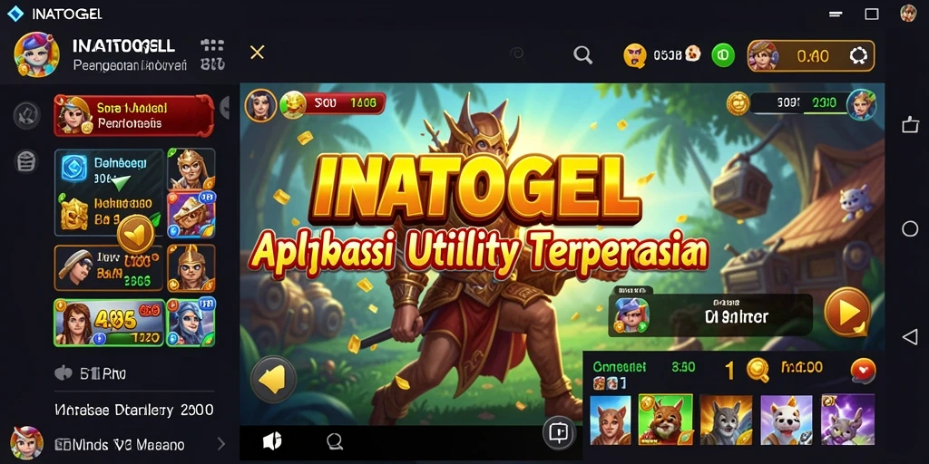 Tampilan aplikasi INATOGEL yang intuitif dan modern.