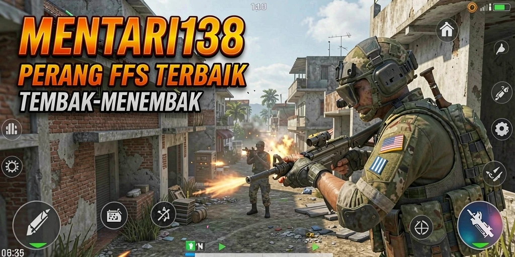 Tampilan gameplay seru dari MENTARI138 yang penuh aksi FPS.