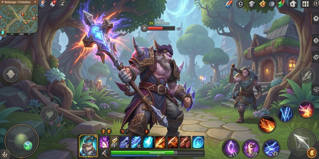 Tampilan gameplay seru di MPOID dengan pertarungan epik.