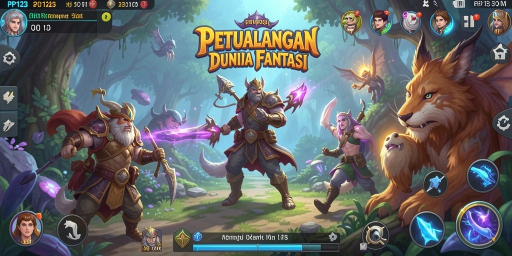 Tampilan gameplay menegangkan dari PP123 yang penuh aksi dan eksplorasi.