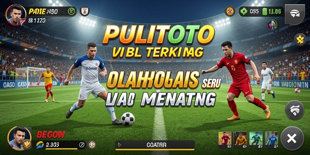 Screenshot menampilkan aksi seru dalam pertandingan olahraga di PULITOTO.