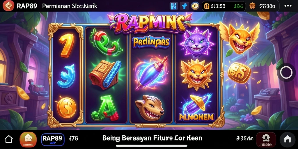 Tampilan menarik dari gameplay Slot RAP89 yang memukau.