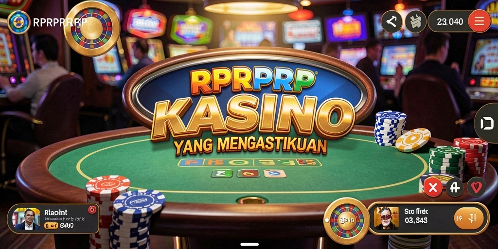 Tampilan layar permainan Kasino RPRPRP yang seru dan interaktif.