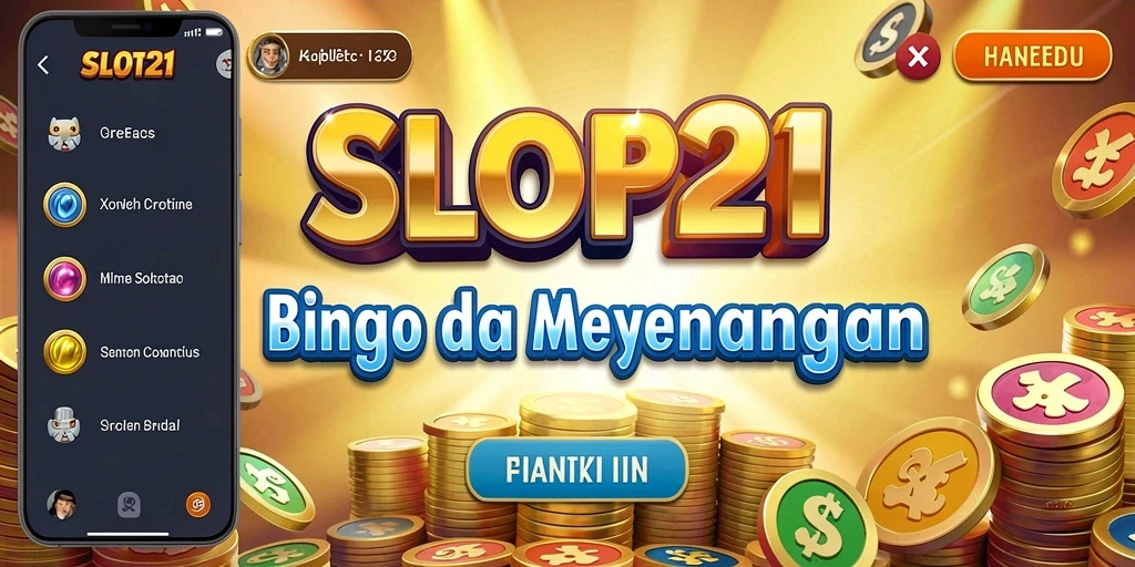 Tampilan menarik dari gameplay Bingo di SLOT21 yang seru.