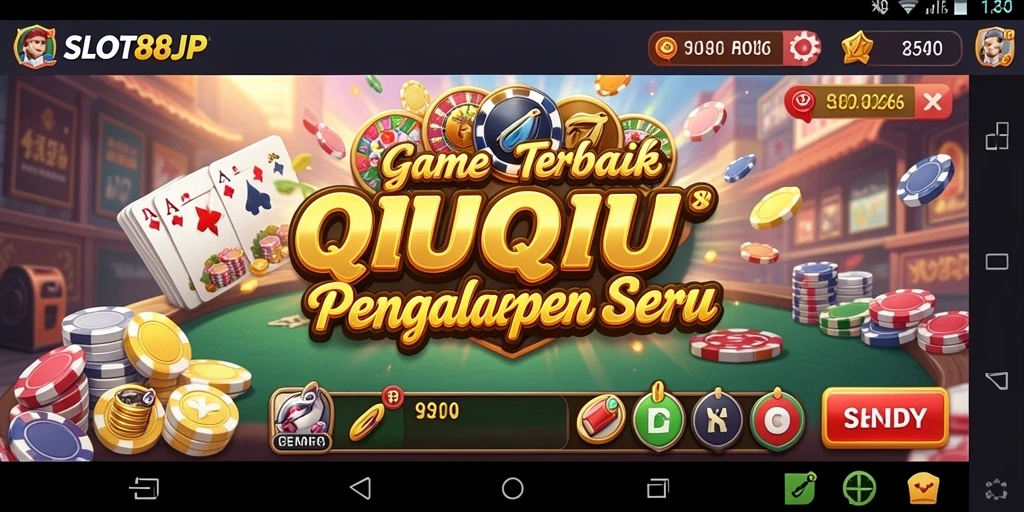 Tampilan gameplay SLOT88JP yang mengasyikkan dalam permainan QiuQiu.