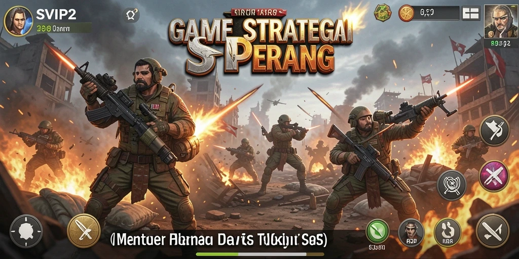 Tampilan gameplay SLG yang dinamis dan menarik di SVIP2.